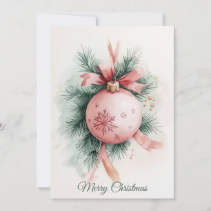 Benutzerdefinierte festliche Weihnachtsgrußkarte Feiertagskarte