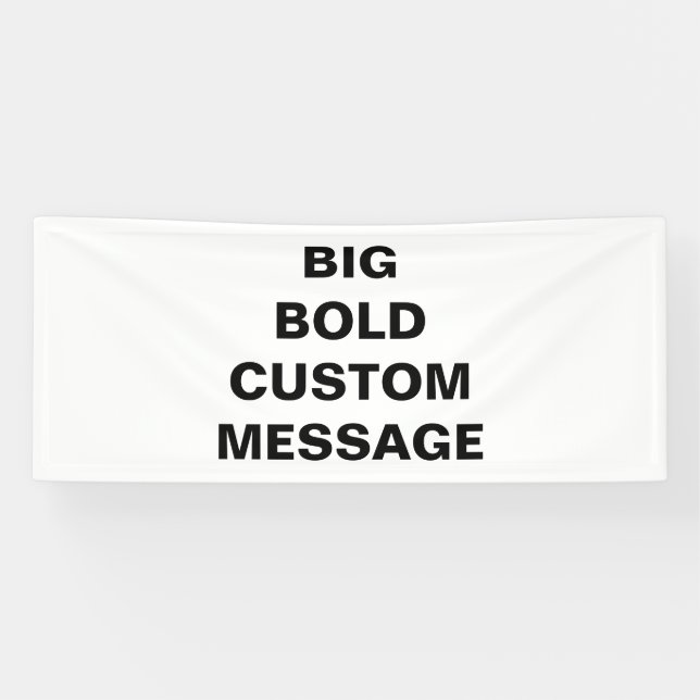 Benutzerdefinierte Fett-Schriftart Banner (Horizontal)