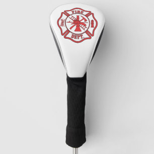 Benutzerdefinierte Feuerwehr Feuerwehr Golfschläge Golf Headcover