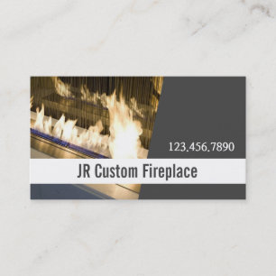 Benutzerdefinierte Fireplace-Dienste Visitenkarte