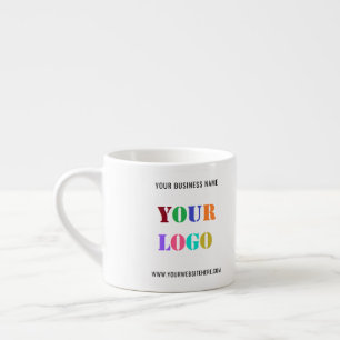 Benutzerdefinierte Firmenlogo-Text-Branded-Espress Espressotasse