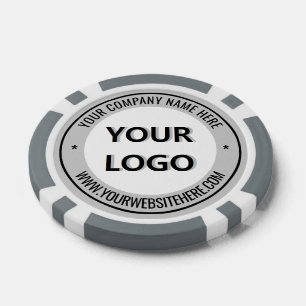 Benutzerdefinierte Firmenlogo und Text Poker Chips
