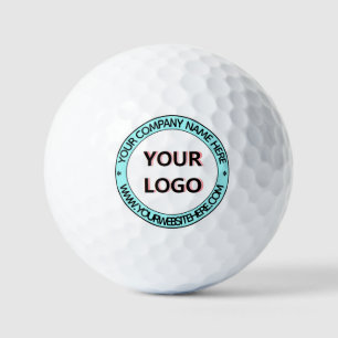 Benutzerdefinierte Firmenlogos und Text Golfbälle