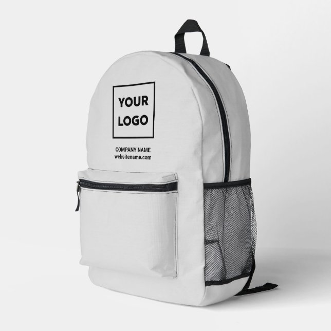 Benutzerdefinierte Firmenlogos und Text-Markenbeze Bedruckter Rucksack (Rückseitige Ecke Rechts)
