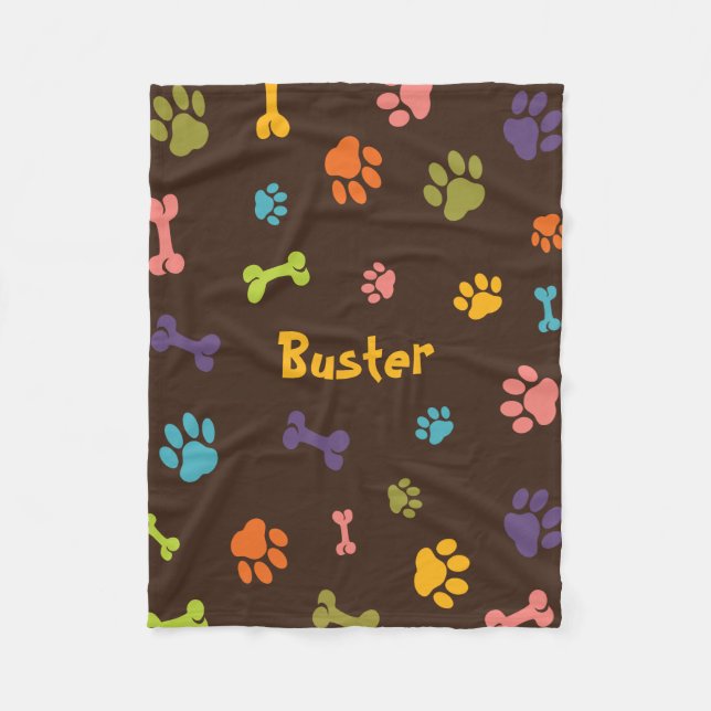 Benutzerdefinierte Fleece-Hundedecke Fleecedecke (Vorderseite)