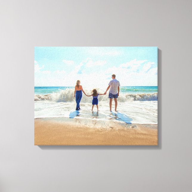 Benutzerdefinierte Foto-Canvas drucken - Ihr Famil Leinwanddruck (Vorderseite)