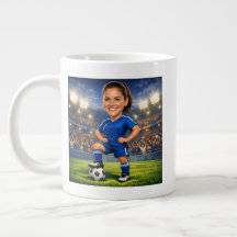 Benutzerdefinierte Foto-Gesicht Fußball-Star Karik