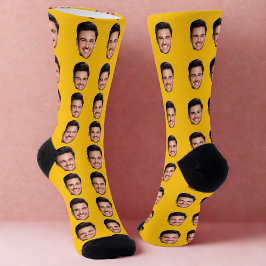 Benutzerdefinierte Foto-Gesichtssocken Socken
