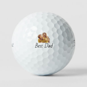 Benutzerdefinierte Foto Golfbälle Bester Vater All