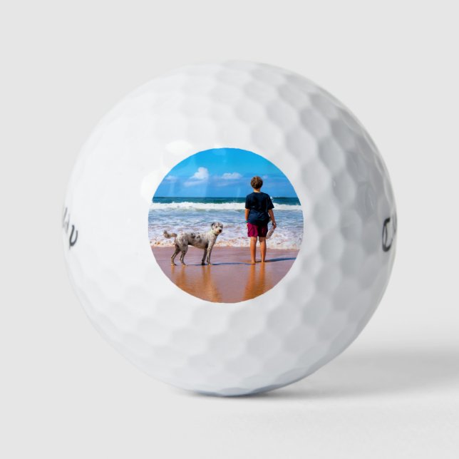 Benutzerdefinierte Foto-Golfbälle mit Ihren Liebli Golfball (Vorderseite)
