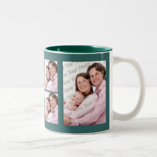 Benutzerdefinierte Foto-Grüne Tasse