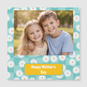 Benutzerdefinierte Foto-Happy-Mother's-Day-Karte   Magnetkarte