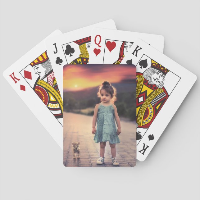 Benutzerdefinierte Foto-Karten Spielkarten (Rückseite)