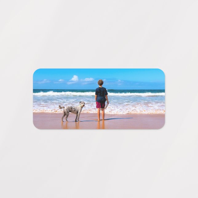 Benutzerdefinierte Foto-Labels - Ihr Design mit Ha Etiketten (Design 3)