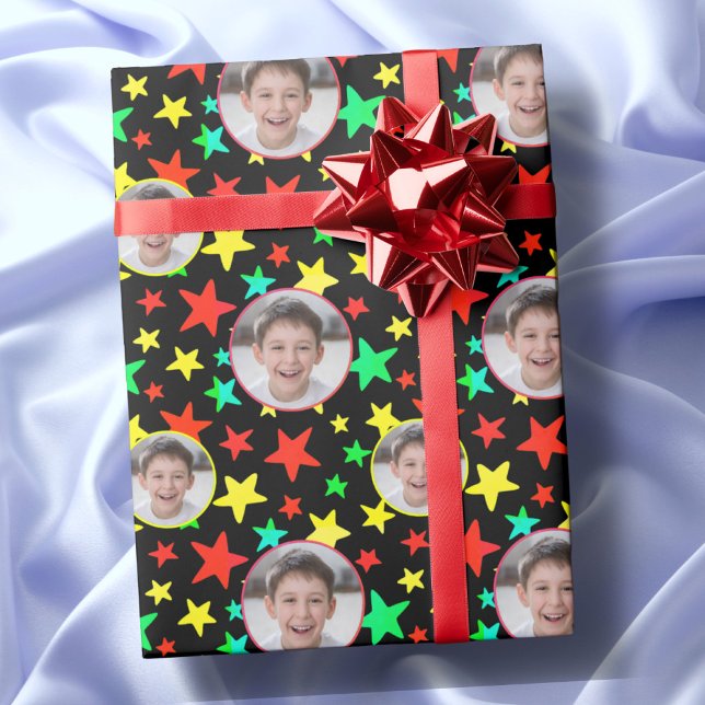 Benutzerdefinierte Foto-Logo-Stars kreieren Ihre e Geschenkpapier (Von Creator hochgeladen)