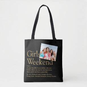 Benutzerdefinierte Foto Mädchen-Wochenende-Definit Tasche