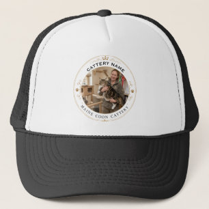 Benutzerdefinierte Foto-Maine-Coon-Cattery-Trucker Truckerkappe