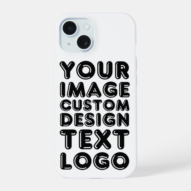Benutzerdefinierte Foto Personalisierte Geschenkpa iPhone 15 Hülle (Rückseite)