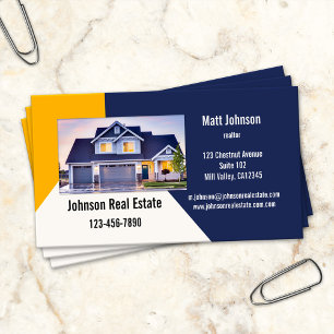 Benutzerdefinierte Foto Real Anwesen Business Card Visitenkarte