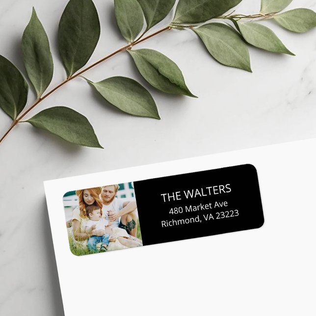 Benutzerdefinierte Foto-Rücksendeadressen-Aufklebe (Von Creator hochgeladen)