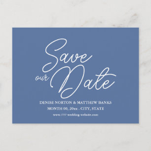 Benutzerdefinierte Foto-Save-the-Date-Postkarte Ankündigungspostkarte