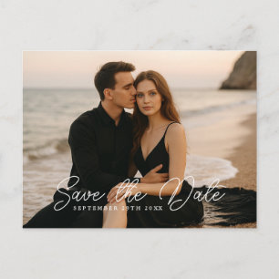 Benutzerdefinierte Foto-Save-the-Date-Postkarte Ankündigungspostkarte