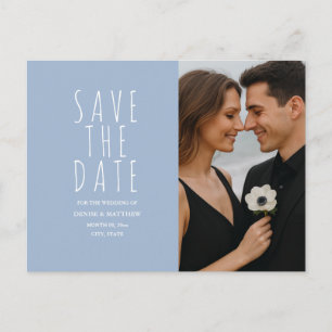 Benutzerdefinierte Foto-Save-the-Date-Postkarte Ankündigungspostkarte