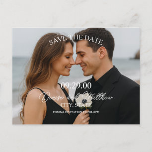 Benutzerdefinierte Foto-Save-the-Date-Postkarte Ankündigungspostkarte