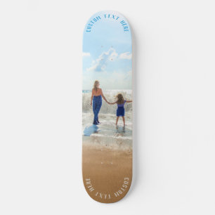 Benutzerdefinierte Foto-Skateboard Geschenke für I Skateboard