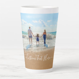 Benutzerdefinierte Foto-Text-Latte-Tasse - Ihr Des Milchtasse