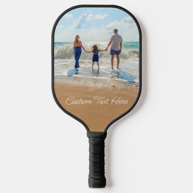 Benutzerdefinierte Foto Text Pickleball Paddel Ihr Pickleball Schläger (Vorderseite)