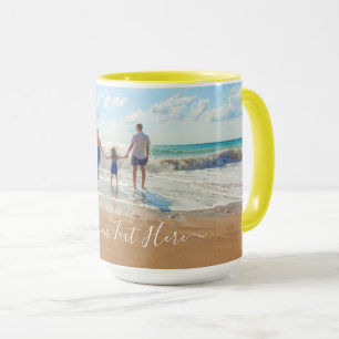 Benutzerdefinierte Foto-Text-Tasse mit Ihrem Famil Tasse
