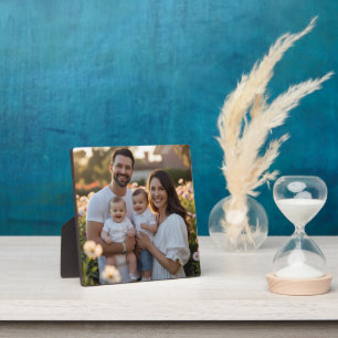 Benutzerdefinierte Foto-Tischplakette mit Staffele Fotoplatte