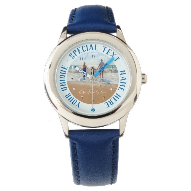 Benutzerdefinierte Foto-Überwachung mit Ihren Foto Armbanduhr (Vorderseite)