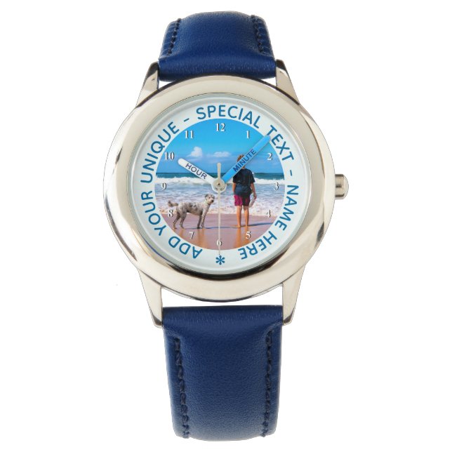 Benutzerdefinierte Foto-Überwachung mit Ihren Foto Armbanduhr (Vorderseite)