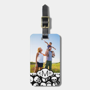 Benutzerdefinierte Foto- und Monogramm-Skulpturen  Gepäckanhänger