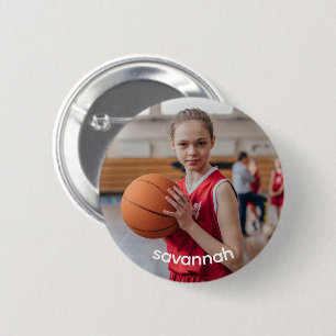 Benutzerdefinierte Foto- und Namenssportarten Button