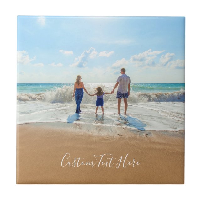 Benutzerdefinierte Foto- und Text-Keramik - Eigene Fliese (Vorderseite)