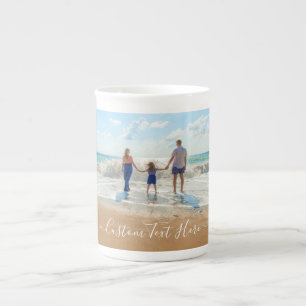 Benutzerdefinierte Foto- und Text-Tasse - Ihr Foto Prozellantasse