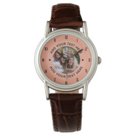 ⌚ Benutzerdefinierte Foto- und Textüberwachung | P Armbanduhr