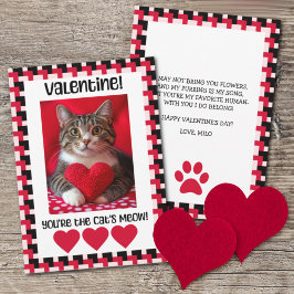 Benutzerdefinierte Foto-Valentinenkarte aus der Ka Feiertagskarte