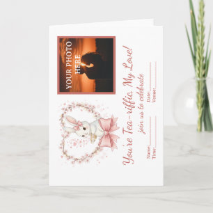 Benutzerdefinierte Foto Valentinstag Einladungskar Feiertagskarte