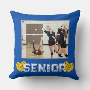 Benutzerdefinierte Foto-Volleyball-Senior-Nummer Kissen