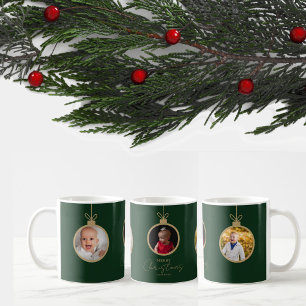 benutzerdefinierte Fotocollage Frohe Weihnachten C Kaffeetasse