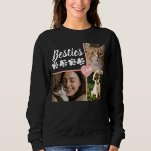 Benutzerdefinierte Fotocollage für Haustiere Sweatshirt