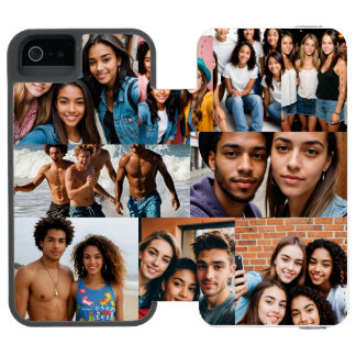 Benutzerdefinierte Fotocollage Incipio Watson™ iPhone 5 Geldbörsen Hülle