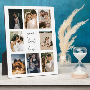 Benutzerdefinierte Fotocollage Personalisiertes Bi Fotoplatte