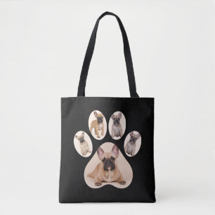 Benutzerdefinierte Fotocollage-Tasche mit Pfotenab Tasche