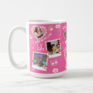 Benutzerdefinierte Fotocollage-Tasse mit Gesicht u Kaffeetasse