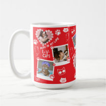 Benutzerdefinierte Fotocollage-Tasse mit Gesicht u